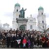 Start ins neue Jahr 2018 mit den Böllerschützen aus dem Passauer Land. Foto: Rometta/PNP
