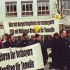 2002: Anti-Temelin-Demo in Passau: Urban Mangold als Initiator des Bürgerbegehrens 'Temelin-Strom kommt mir nicht ins Haus!'